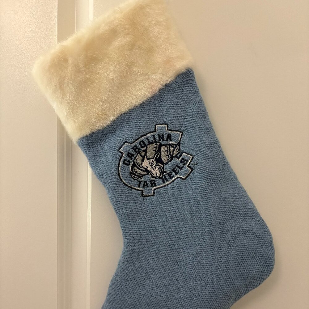 Like New University of North Carolina Chapel Hill Tar Heel Christmas Stocking